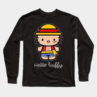 HELLO LUFFY Long Sleeve T-Shirt